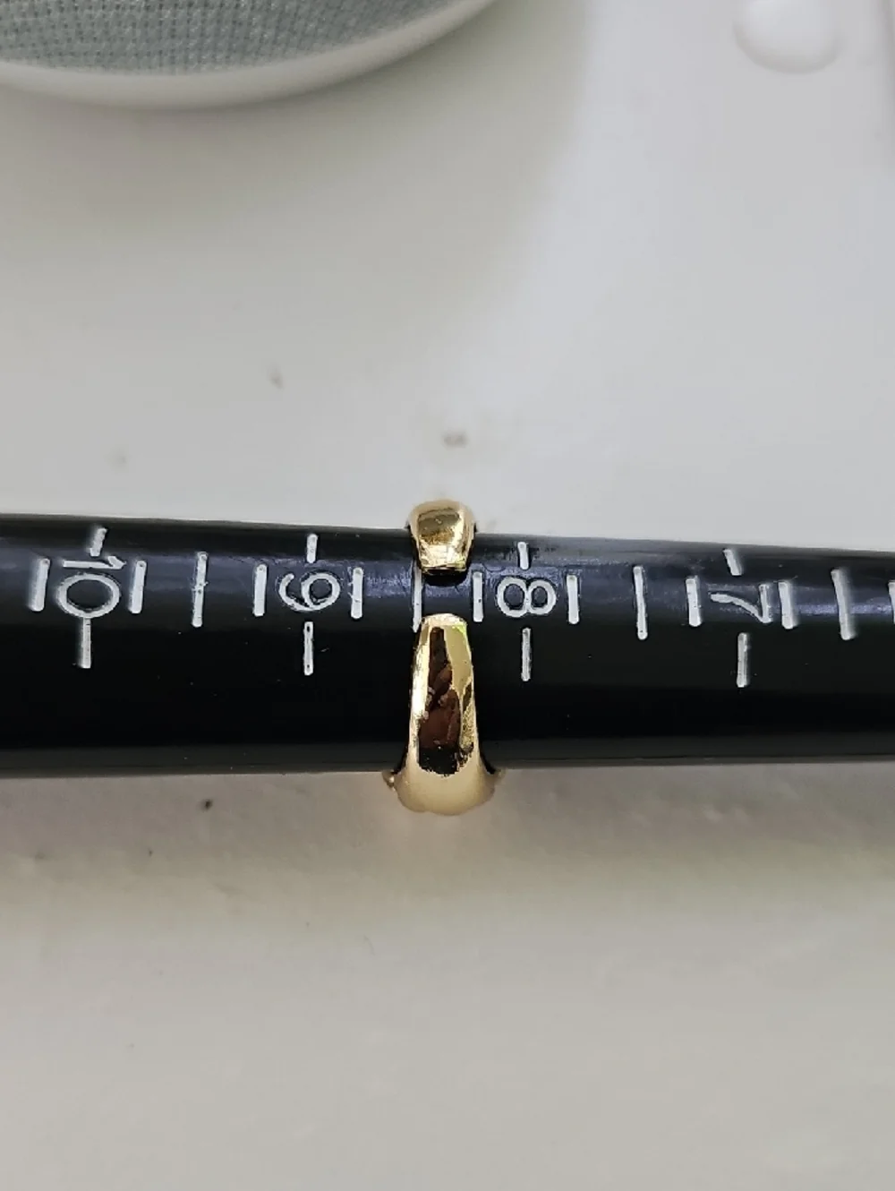 Gold Nugget Bangle and Ring Set - Stainless Steel - Picture 4 of 5